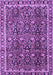 Machine Washable Persian Purple Traditional Area Rugs, wshtr2926pur