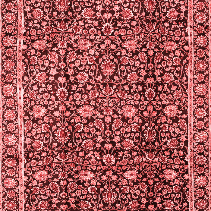 Machine Washable Persian Red Traditional Rug, wshtr2926red
