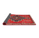 Sideview of Traditional Rust Pink Persian Rug, tr2927