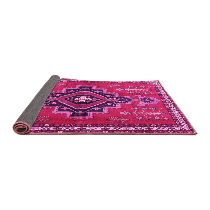 Sideview of Persian Pink Traditional Rug, tr2927pnk