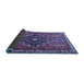 Sideview of Persian Blue Traditional Rug, tr2927blu