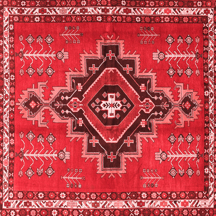Machine Washable Persian Red Traditional Rug, wshtr2927red