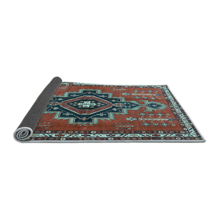 Sideview of Persian Light Blue Traditional Rug, tr2927lblu