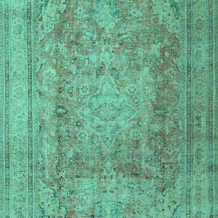 Machine Washable Persian Turquoise Traditional Area Rugs, wshtr2928turq