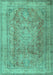 Persian Turquoise Traditional Rug, tr2928turq