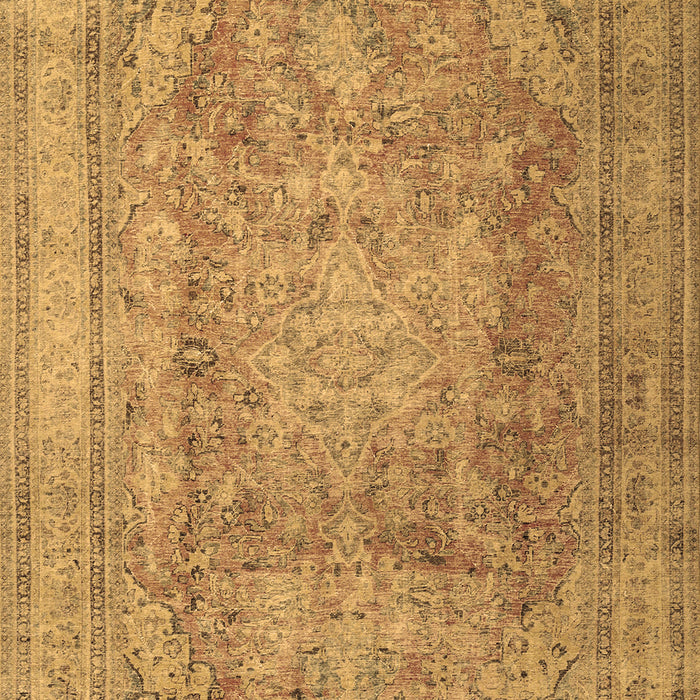 Machine Washable Persian Brown Traditional Rug, wshtr2928brn