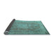 Sideview of Persian Light Blue Traditional Rug, tr2928lblu