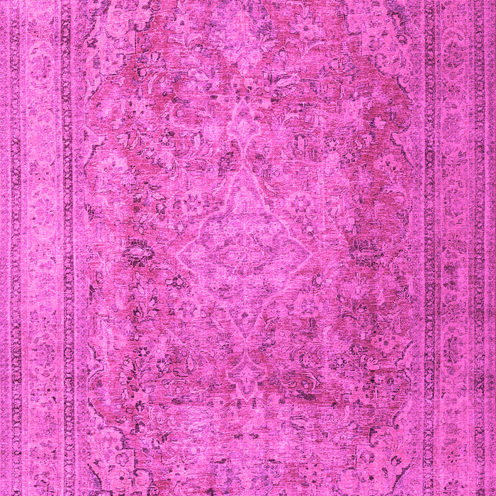 Machine Washable Persian Pink Traditional Rug, wshtr2928pnk