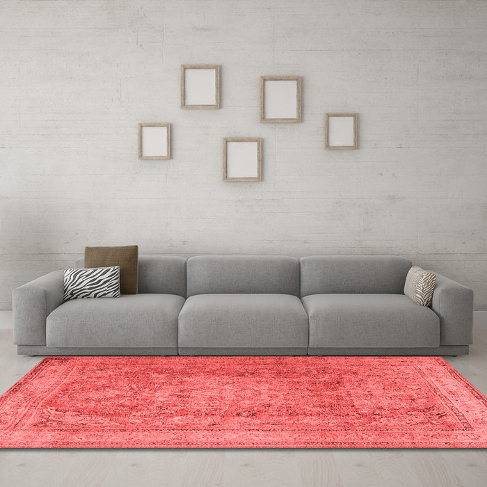 Traditional Red Washable Rugs