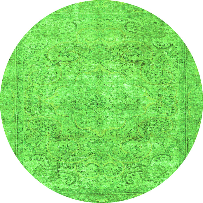 Machine Washable Persian Green Traditional Area Rugs, wshtr2929grn