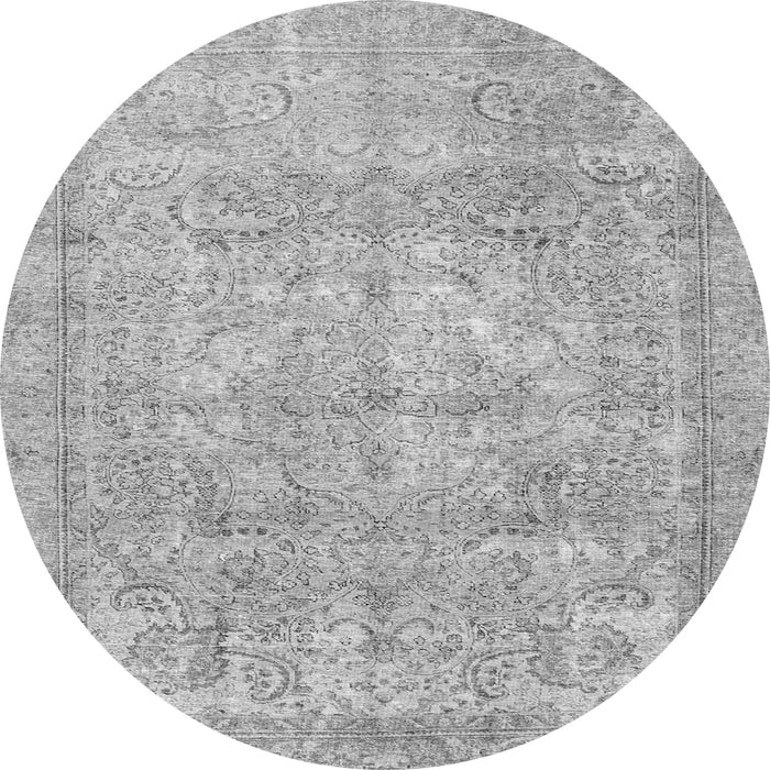 Square Persian Gray Traditional Rug, tr2929gry