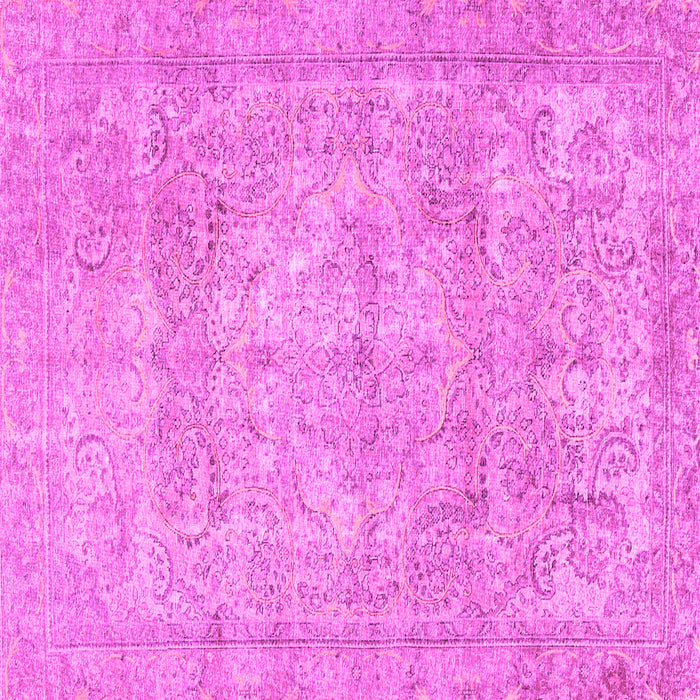 Square Persian Pink Traditional Rug, tr2929pnk