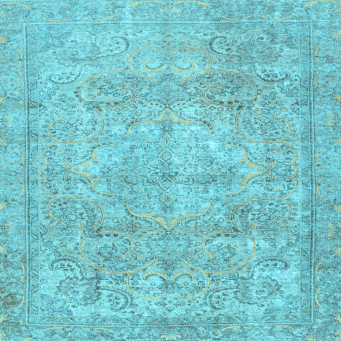 Square Persian Light Blue Traditional Rug, tr2929lblu