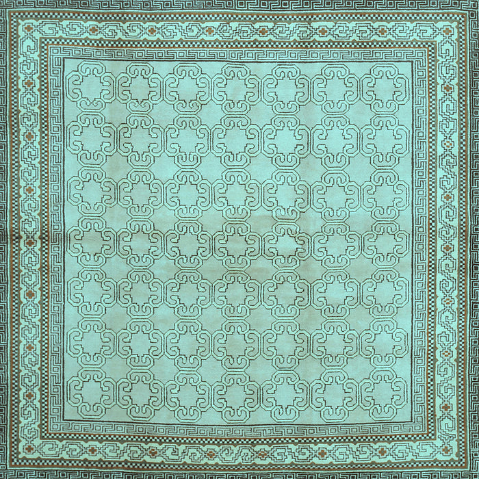 Square Persian Light Blue Traditional Rug, tr292lblu