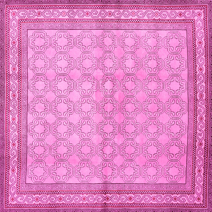 Square Persian Pink Traditional Rug, tr292pnk