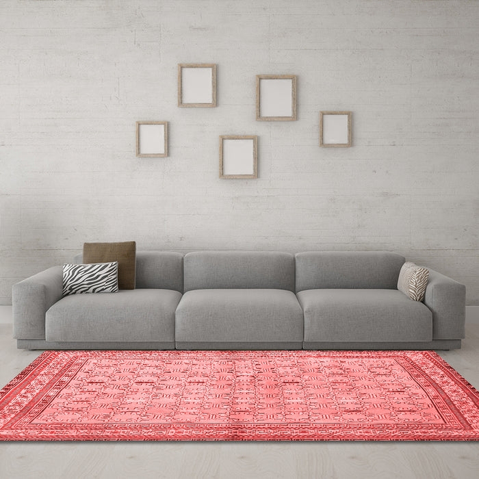 Traditional Red Washable Rugs