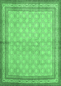 Persian Emerald Green Traditional Rug, tr292emgrn