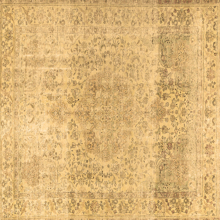 Square Machine Washable Persian Brown Traditional Rug, wshtr2930brn