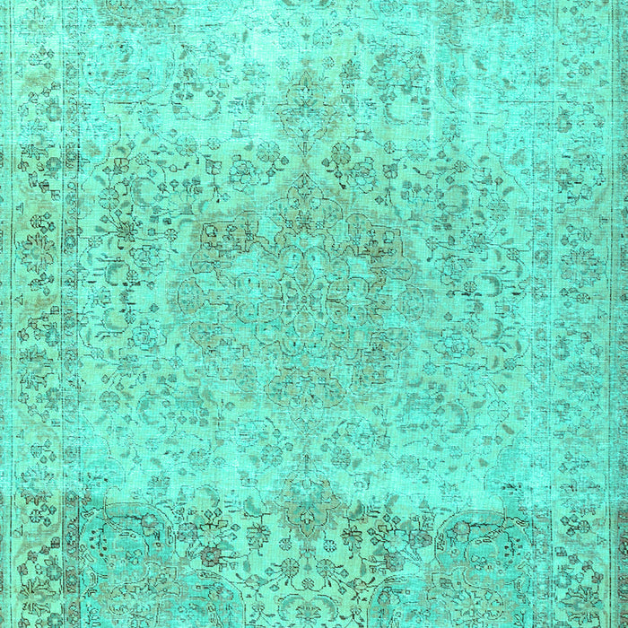 Machine Washable Persian Turquoise Traditional Area Rugs, wshtr2930turq