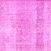 Square Persian Pink Traditional Rug, tr2930pnk