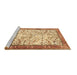 Sideview of Machine Washable Animal Brown Traditional Rug, wshtr2931brn