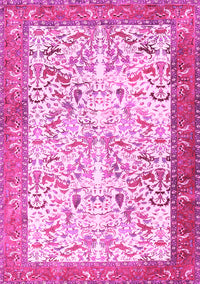 Animal Pink Traditional Rug, tr2931pnk