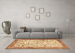 Machine Washable Animal Brown Traditional Rug in a Living Room,, wshtr2931brn