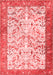 Animal Red Traditional Area Rugs