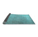 Sideview of Persian Light Blue Traditional Rug, tr2932lblu