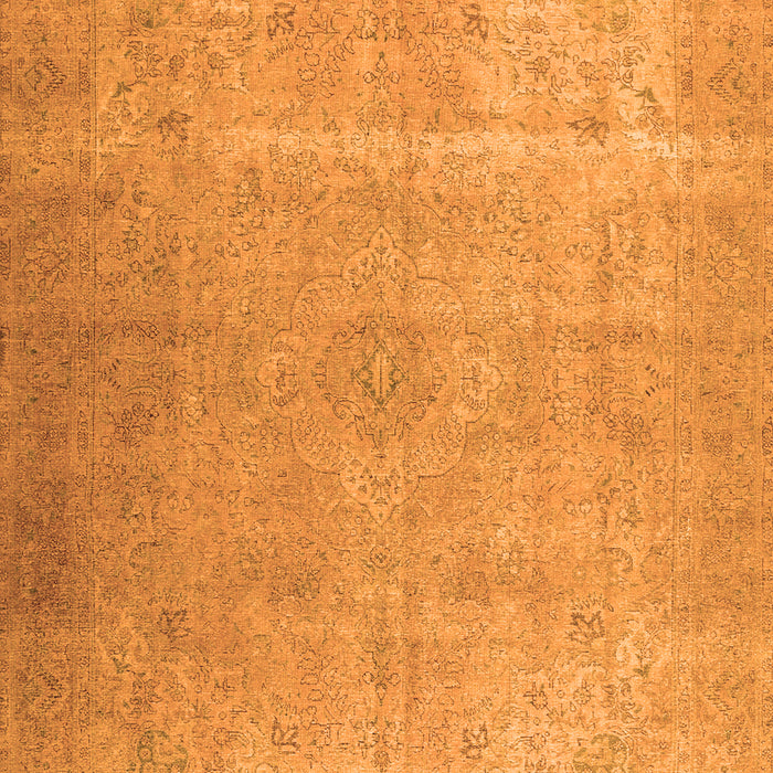 Serging Thickness of Machine Washable Persian Orange Traditional Area Rugs, wshtr2932org