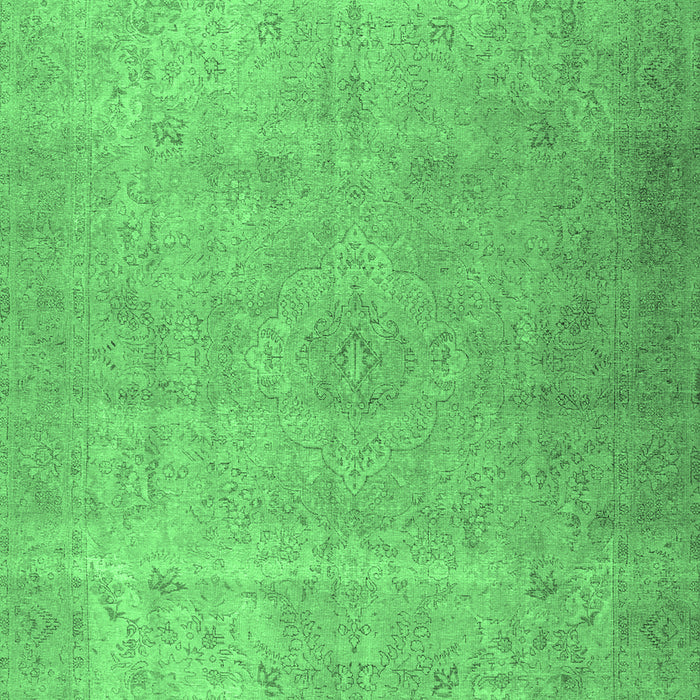 Machine Washable Persian Emerald Green Traditional Area Rugs, wshtr2932emgrn
