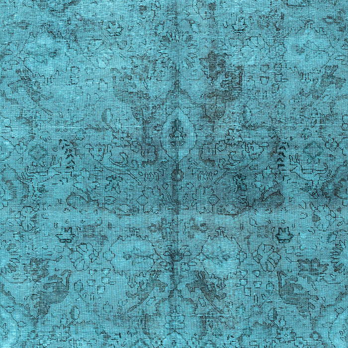 Machine Washable Persian Light Blue Traditional Rug, wshtr2934lblu