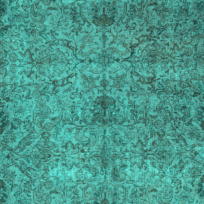 Machine Washable Persian Turquoise Traditional Area Rugs, wshtr2935turq
