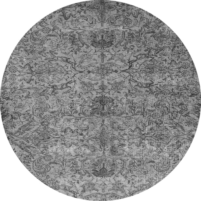 Square Persian Gray Traditional Rug, tr2935gry