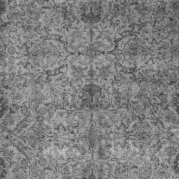 Serging Thickness of Machine Washable Persian Gray Traditional Rug, wshtr2935gry