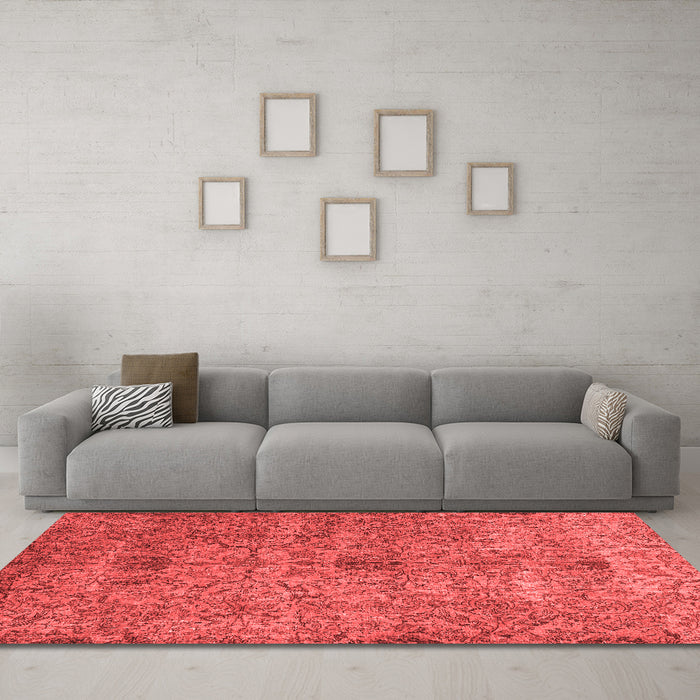 Traditional Red Washable Rugs