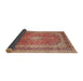 Sideview of Traditional Red Medallion Rug, tr2936