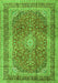 Medallion Green Traditional Rug, tr2936grn