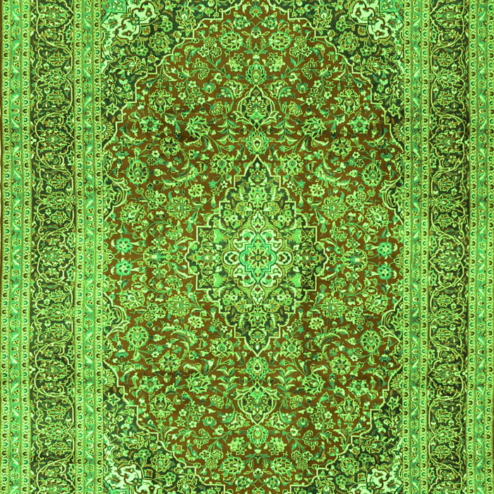 Medallion Green Traditional Rug, tr2936grn