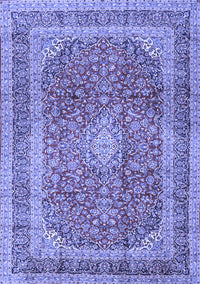 Medallion Blue Traditional Rug, tr2936blu