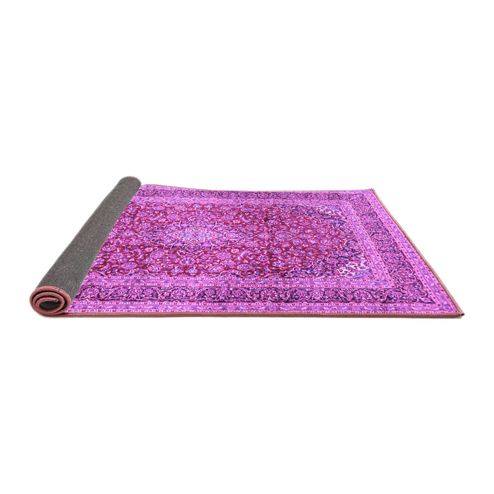 Sideview of Medallion Purple Traditional Rug, tr2936pur