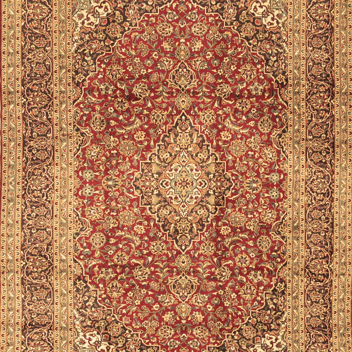 Medallion Brown Traditional Rug, tr2936brn