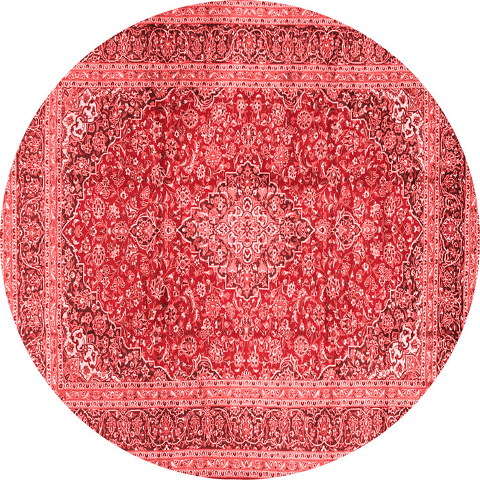 Medallion Red Traditional Rug, tr2936red