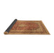 Sideview of Medallion Brown Traditional Rug, tr2936brn