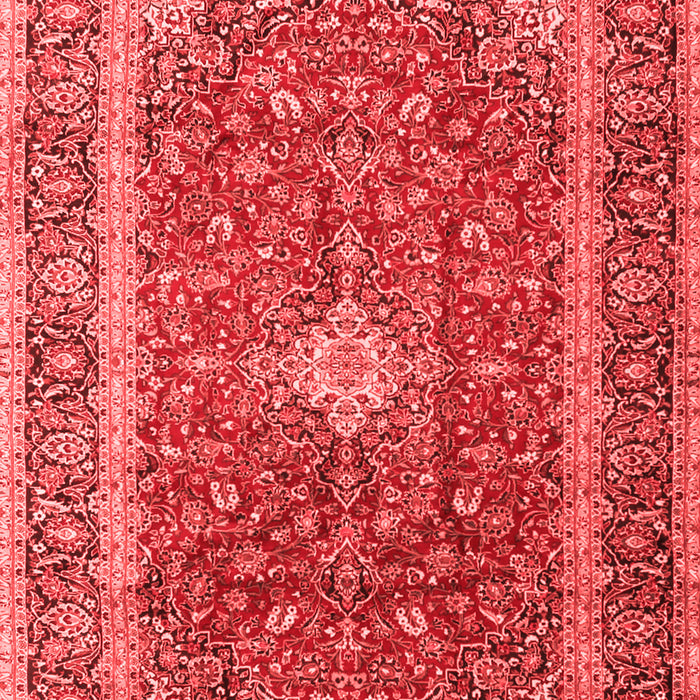 Machine Washable Persian Red Traditional Rug, wshtr2937red