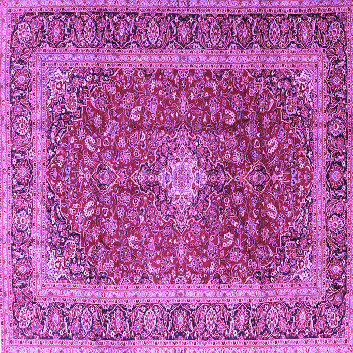 Square Persian Purple Traditional Rug, tr2937pur