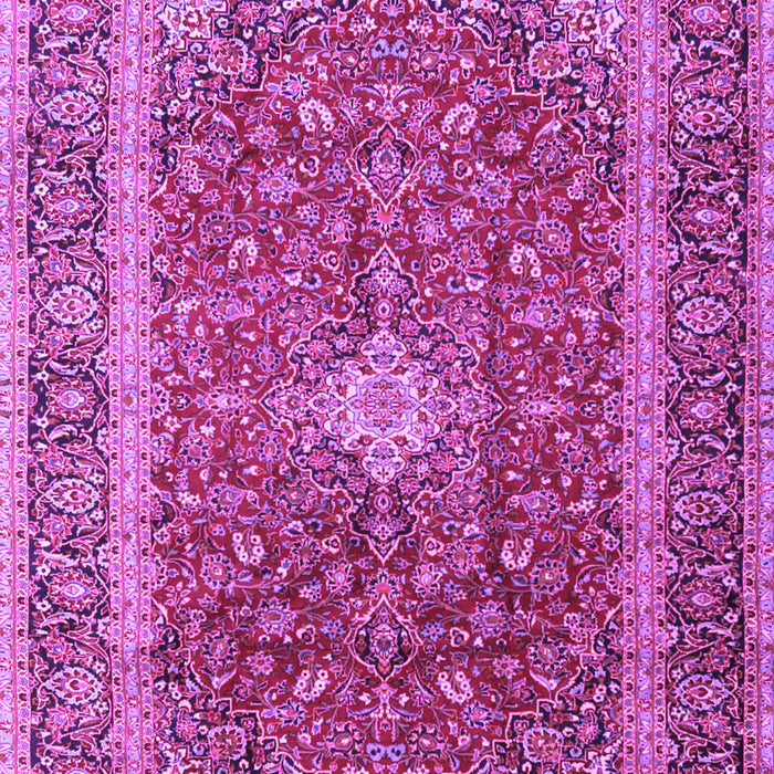 Machine Washable Persian Purple Traditional Area Rugs, wshtr2937pur