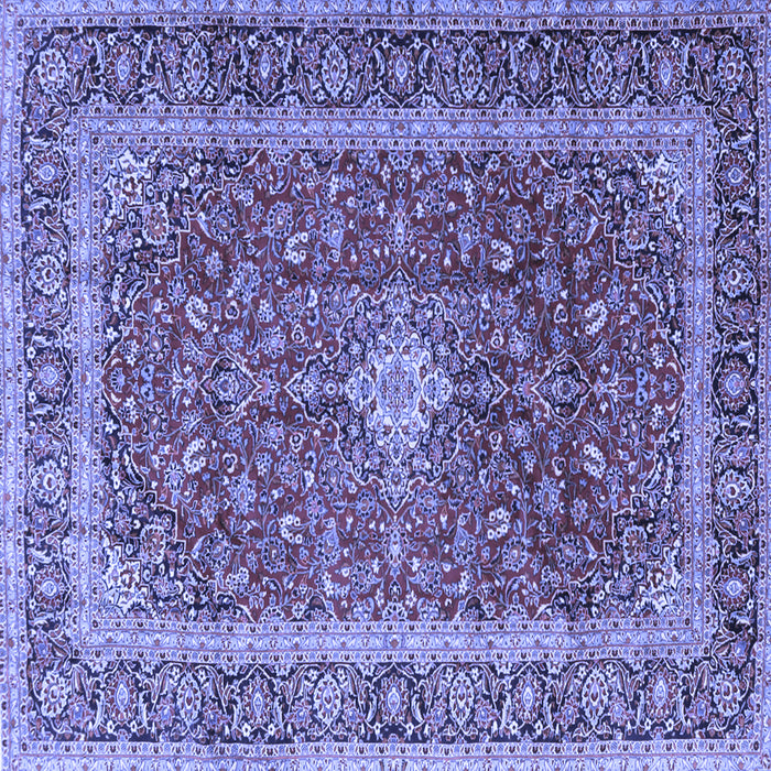 Square Persian Blue Traditional Rug, tr2937blu