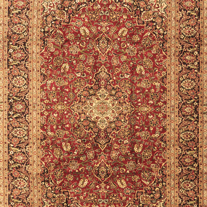 Machine Washable Persian Brown Traditional Rug, wshtr2937brn