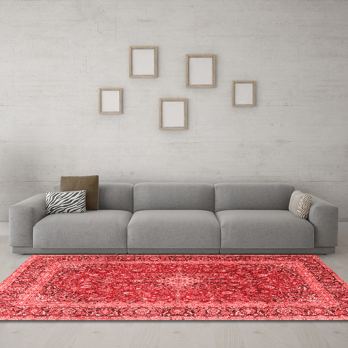 Traditional Red Washable Rugs